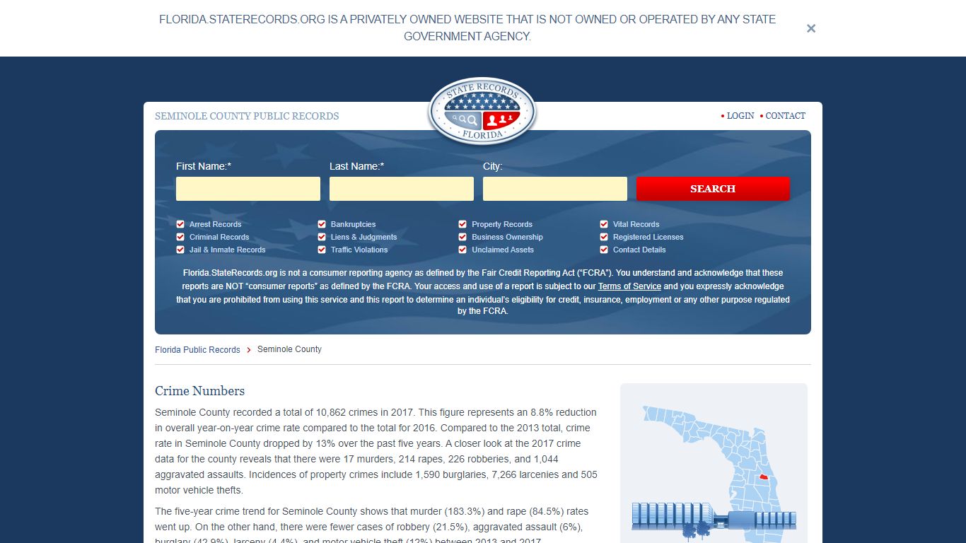 SEMINOLE COUNTY PUBLIC RECORDS - Florida State Records